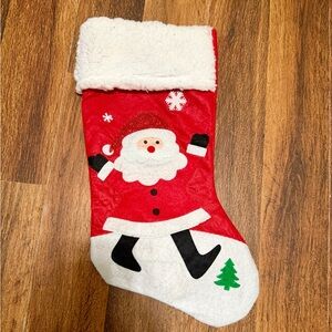 Festive Red Santa Christmas Stocking